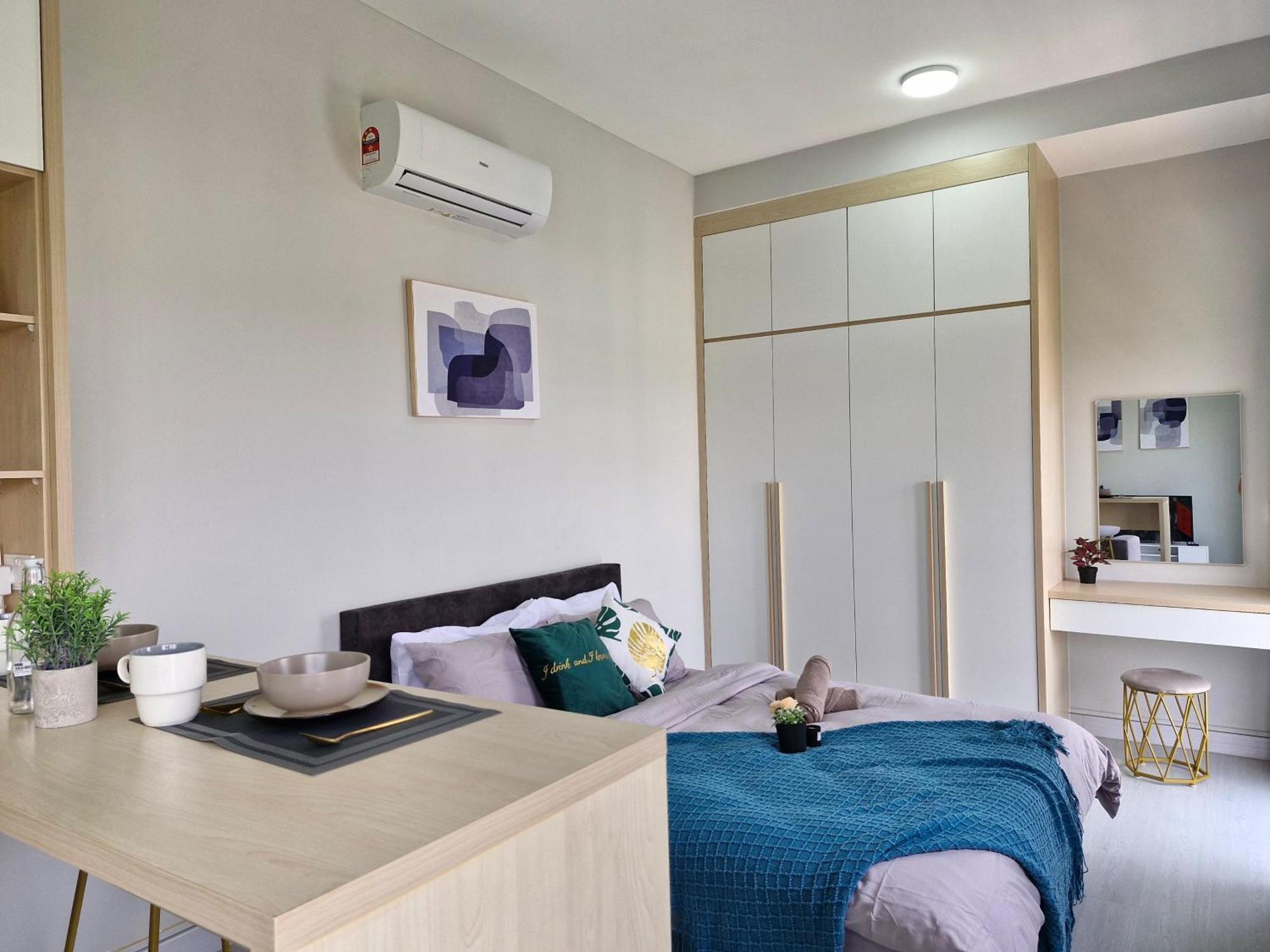 Taman Equine Comfy Studio#Greenery View#4 Pax#Aeon Mall Seri Kembangan Kültér fotó