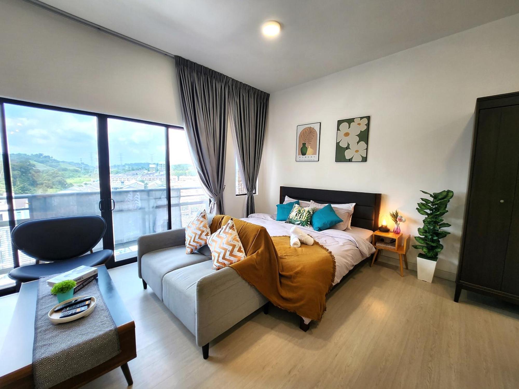 Taman Equine Comfy Studio#Greenery View#4 Pax#Aeon Mall Seri Kembangan Kültér fotó